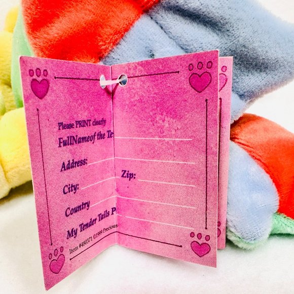 Vintage Precious Moments Tender Tails Parrot Plush/Beanie Toy - Picture 8 of 10